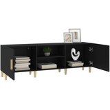 TV ormarić crni 150 x 30 x 50 cm od konstruiranog drva | shoptok.hr