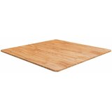  Četvrtasta stolna ploča smeđa 90x90x1,5 cm tretirana hrastovina | Eponuda.com