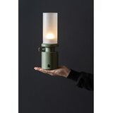 Leitmotiv Kaki zelena LED zatemnitvena namizna svetilka s kovinskim in steklenim senčilom (višina 29,5 cm) Camp – | Shoptok.si