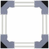  Postolje za perilicu rublja Siva 67 x 67 x 12 cm | shoptok.hr