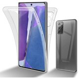 Cadorabo Ohišje, združljiv s Samsungom v prozorni - 360 -° zaščitni pokrov celotnega telesa - zaščita pred sprednjim in hrbtom, vsestransko zaščito z zaščitnikom zaslona, (20572339) Cene