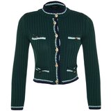 Trendyol Emerald Crop Knitwear Cardigan | Shoptok.si