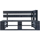  Sofa od paleta od borovine sa sivim jastucima | shoptok.hr