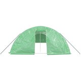  Staklenik s čeličnim okvirom zeleni 70 m² 14 x 5 x 2,3 m | shoptok.hr