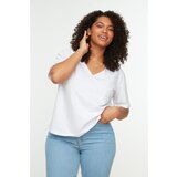 Trendyol Women's t-shirt Curve Cene