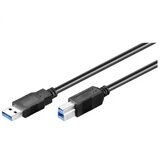 E-green Kabl 3.0 USB A - USB B M/M 1m crni Cene