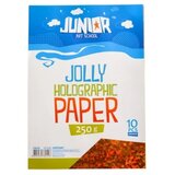 Junior jolly holographic paper papir hologramski a4 250g 10k - odaberite nijansu narandžasta ( 136165 ) | ePonuda.com