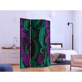 Artgeist PARAVAN 135/172/3 cm zelena, vijolična | Shoptok.si