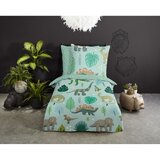 Good Morning Zelena enojna bombažna otroška posteljnina 140x200 cm Dinono – | Shoptok.si