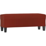  Klupa crvena boja vina 100 x 35 x 41 cm od umjetne kože | shoptok.hr