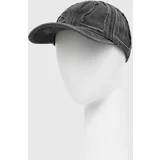 Vetements Pamučna kapa sa šiltom Destroyed Cap boja: crna, bez uzorka, UE64CA210B