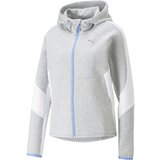 Puma Dukserica za trening Evostripe boja: crna, s kapuljačom, glatka | shoptok.hr