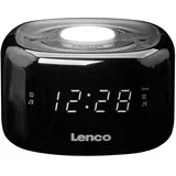 FM budilka CR-12BK LED 0.6" z nočno lučko in dvojni alarm, Črna, (5000231728)