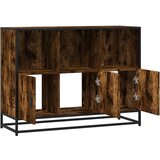 vidaXL Komoda dimljeni hrast 100x35x76 cm inženirski les | Shoptok.si