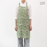 Linen Tales Lanena pregača Evergreen Damask – Cijene