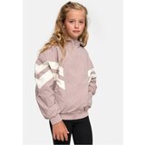 Urban Classics Kids girls' crinkle batwing jacket dukrose/whitesand Cene'.'