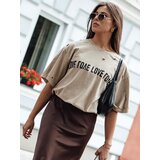 DStreet T-shirt damski z nadrukiem BONGANIR beżowy | shoptok.hr