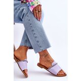 Boto Elegant Flat Heels Violet Termen | shoptok.hr