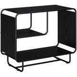  Komoda Crni hrast 80 x 37,5 x 64,5 cm Konstruirano drvo Slike