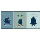 STREET Zvezek Monsters A4 črte z robom | Shoptok.si