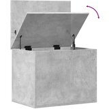 vidaXL Škatla za shranjevanje betonsko siva 60x42x46 cm inženirski les | Shoptok.si