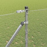  Heksagonalna ograda s stubom 50 x 1,4 m Pocinčani čelik Srebrna | shoptok.hr