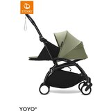 Stokke Ogrodje vozička black frame 0+ newborn pack Yoyo® olive | Shoptok.si