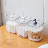 Dardanar Prozorna vidna škatla za shranjevanje z vatirano palčko Creative Desktop s pokrovom Škatla za shranjevanje, odporna na prah, toaletna mizica Škatla za, (21131604) | Shoptok.si