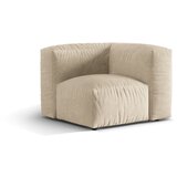 Micadoni Bež in kremno bel modul za sedežno garnituro iz tkanine bouclé (s kotom po izbiri) Martina – Home | Shoptok.si