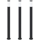 vidaXL Stupić za zidne lampe 3 kom 110 cm od nehrđajućeg čelika IP44 Cijene