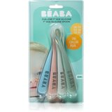 Beaba Silicone Spoon Set of 4 ergonomic silicone spoons žlička Eucalyptus 4 kos Cene