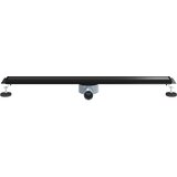 Tuš kanal 2-u-1 sa 360° sifonom Crna 90 cm Nehrđajući čelik 304 | shoptok.hr