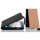 Cadorabo Ohišje, združljivo z Huawei ASCEND G510 / G520 / G525 v oksidna črna - Zaščitni ovitek v obliki flipa iz teksturiranega umetnega usnja, (20564404) | Shoptok.si
