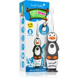 Brush Baby WildOnes WildOne električna četkica za zube + 2 zamjenske glave za djecu Penguin 1 kom | shoptok.hr