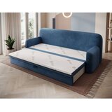 ELTAP Plava sklopiva/s prostorom za odlaganje sofa od samta 236 cm Elioss – | shoptok.hr