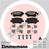 ZIMMERMANN zavorne ploščice zadnje opel 23417.150.1 | Shoptok.si