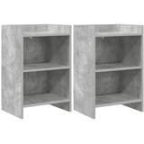 vidaXL Posteljne mize 2 pcs Betonsko siva 40 x 30 x 60 cm, (5000247410) | Shoptok.si