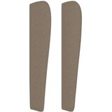  Uzglavlje s ušima smeđesivo 93x23x118/128 cm od tkanine | shoptok.hr