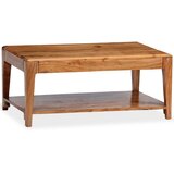  Stolić za kavu od masivnog drva 88 x 50 x 38 cm Slike