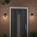  Vanjska zidna lampa 2 pcs Crna 6,5 x 10,5 x 16 cm | shoptok.hr