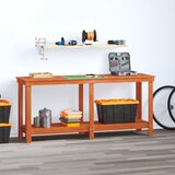  Radni stol Vosak Smeđa 180 x 50 x 80 cm Masivna borovina | shoptok.hr
