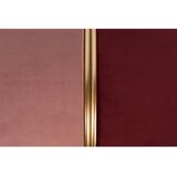 White Label Rdeč/rožnat žameten tabure Bubbly – | Shoptok.si