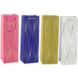  Bottle Gift Bag Shimmering Waves 35 x 12 x 9 cm Cijene