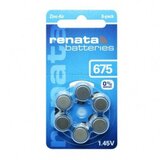 Renata gumbne celice ZA 675 1.4 V 6 kos 660 mAh cink-zračni Hearing Aid PR44, (20430972) Cene