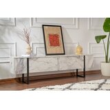 Hanah home TV polica Serenity Fressia Marble Black