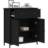  Komoda Crni hrast 70x30x80 cm Igrački drvo i čelik | shoptok.hr