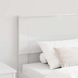  Uzglavlje s uzglavljem Sjajno bijelo 75 cm Konstruirano drvo | shoptok.hr