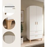 Livetastic OMARA S KLASIČNIMI VRATI, bela, hrast artisan | Shoptok.si