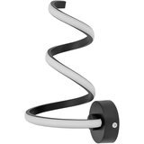 Toolight ZIDNA SVJETILJKA LED SPRING UP APP829-W CRNA MAT | shoptok.hr