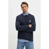 PS Paul Smith Bombažen pulover moški, mornarsko modra barva, M2R.027R.NP4686